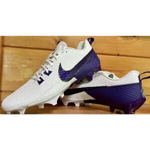 Nike Vapor Edge Speed 360 2 TB Football Cleats White Purple Size 12.5 FN7764-115